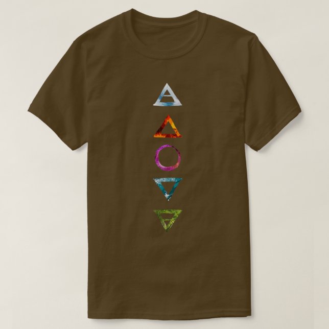 T-shirt Five Elements  5 Elements Alchemy  (Design devant)
