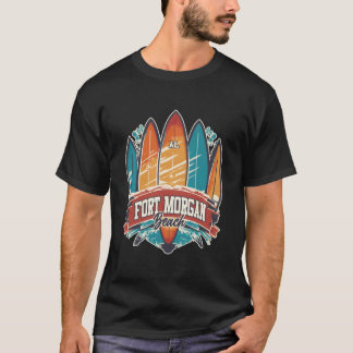 T-shirt Five Surfboards Fort Morgan Beach Al