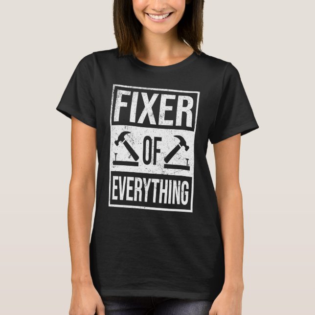 T-shirt Fixateur De Tout Voiture Automobile Mécanique Voit (Devant)
