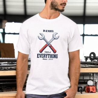 T-shirt Fixation de tout depuis | Fête des pères personnal