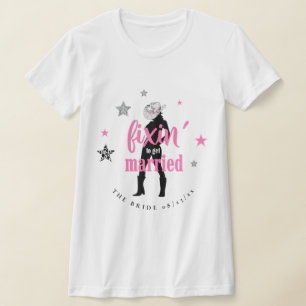 T-shirt Fixin' La Mariée Disco Enterrement de Vie de Jeune