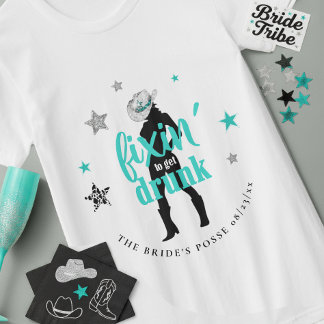 T-shirt Fixin' The Posse Disco Enterrement de Vie de Jeune
