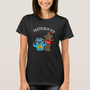 T-shirt Fizzic Fit Funny Fizzy Cola Pun Dark BG