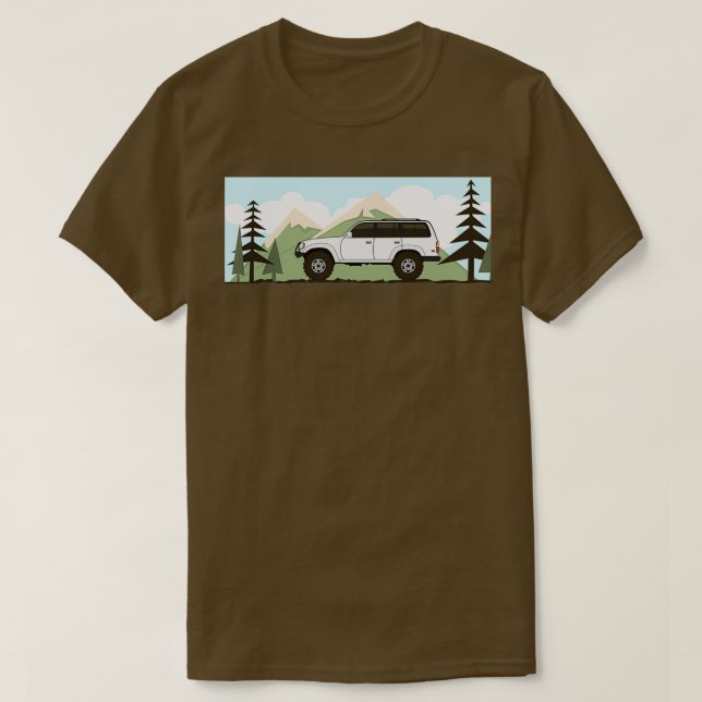 T-shirt fj80 Land Cruiser rétro  (Design devant)
