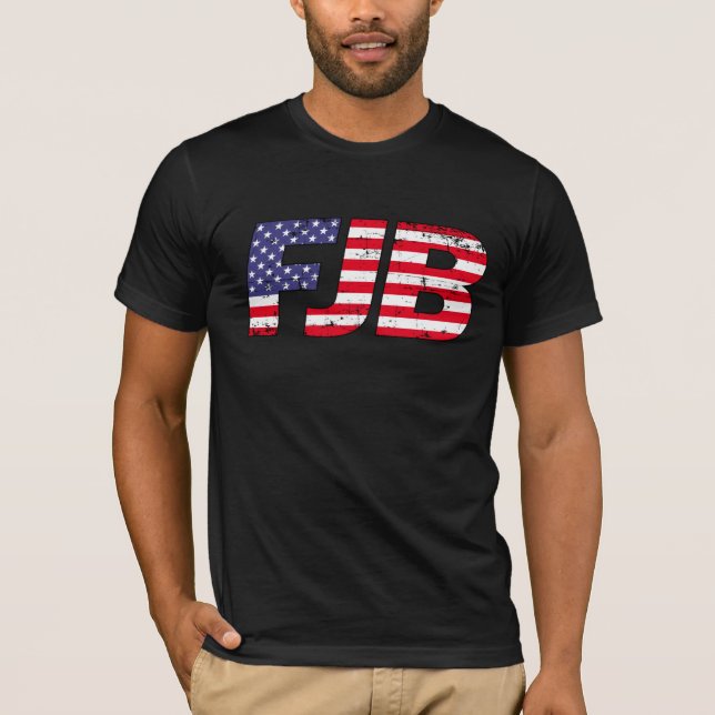 T-shirt FJB F Biden drôle anti Biden pro trump 2024 (Devant)