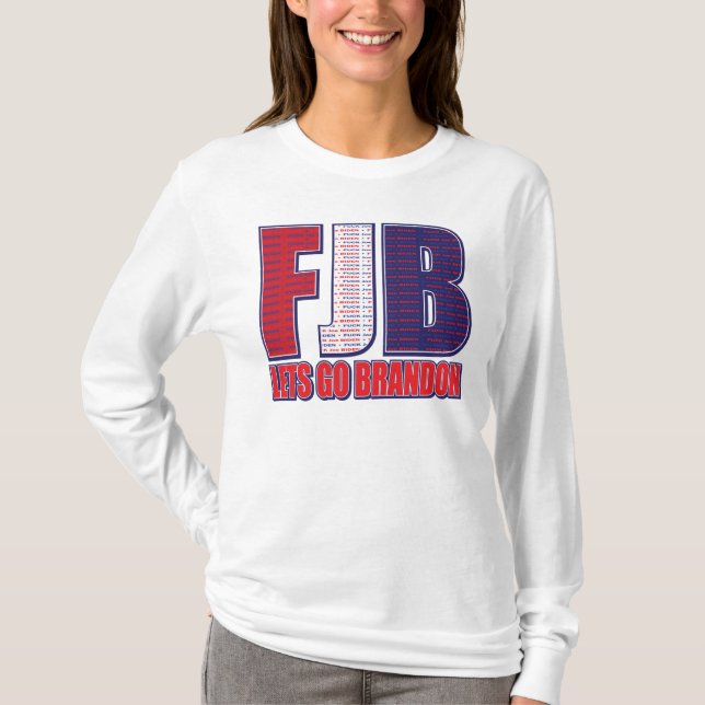 T-shirt FJB - Lets Go Brandon (Devant)