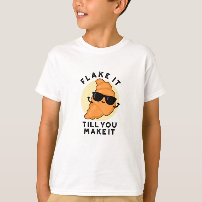 T-shirt Flacer Jusqu'À Ce Que Vous Le Faisiez Drôle Pâtiss (Devant)