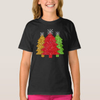 Flacon de neige de l'arbre de Noël rouge étincelan