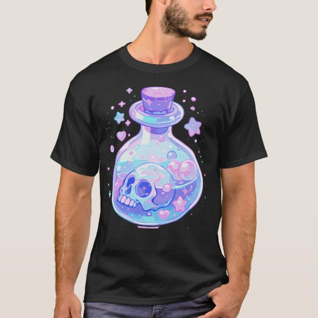T-shirt Flacon de Potion Kawaii (Devant)