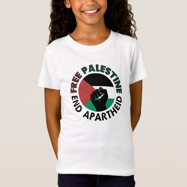 T-Shirt Flag de la Palestine (Devant)
