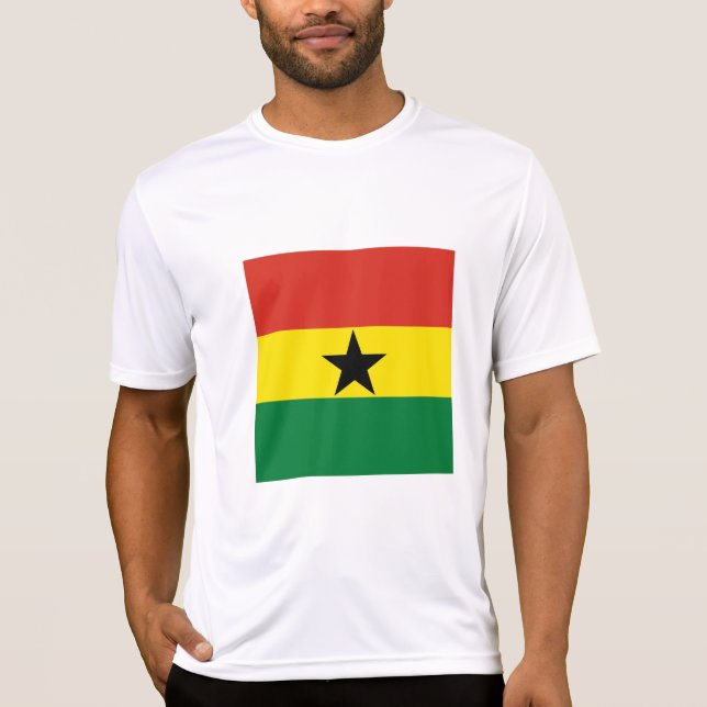 T-shirt Flag du Ghana (Devant)