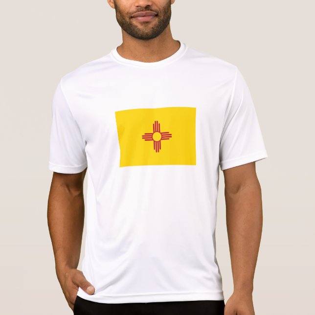 T-shirt Flag du Nouveau-Mexique (Devant)