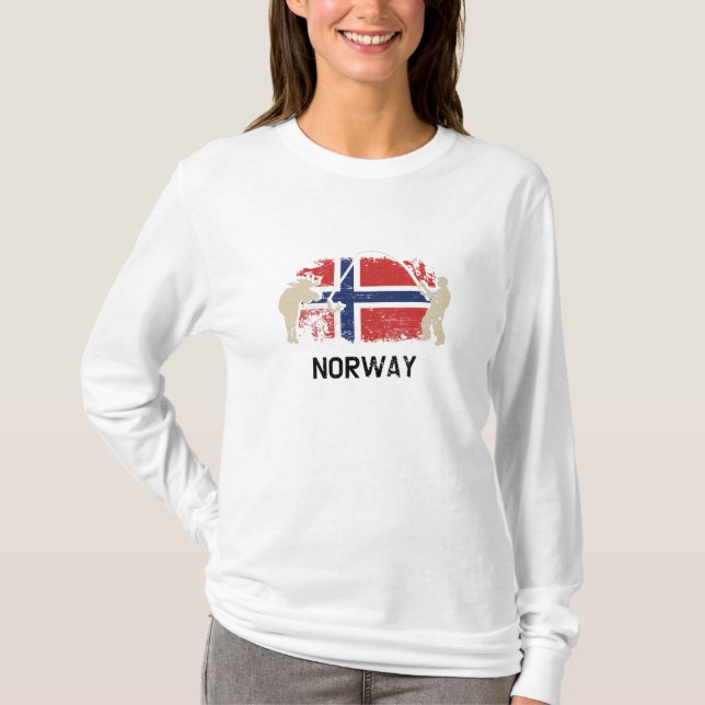 T-shirt Flag norvégien (Devant)