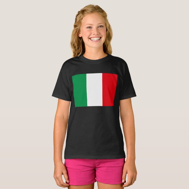 T-shirt Flag of Italy (Devant entier)