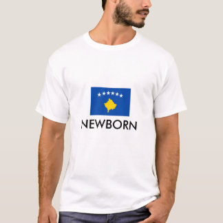 T-shirt Flag_of_Kosovo, NOUVEAU-NÉ