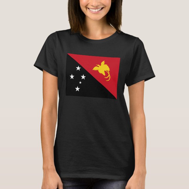 T-shirt Flag of Papua New Guinea (Devant)