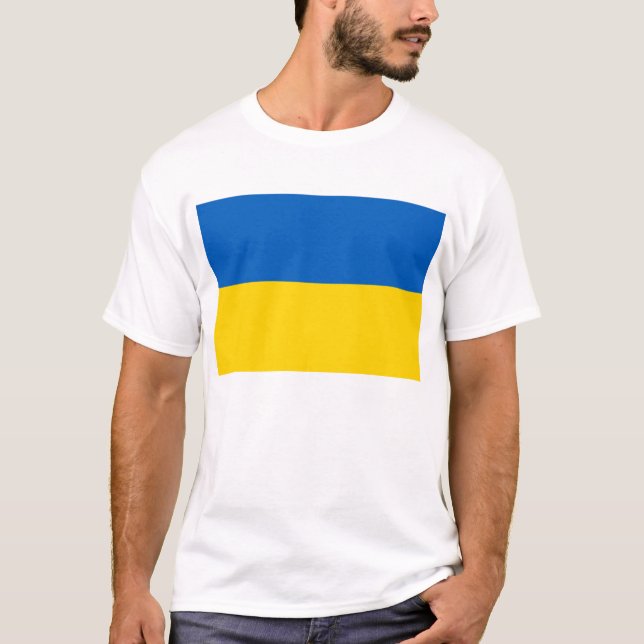 T-shirt Flag of Ukraine (Devant)