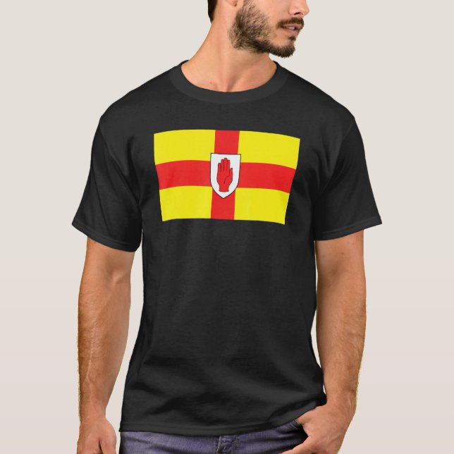 T-shirt Flag of Ulster - The Ulster Red Hand Flag (Devant)