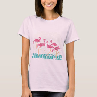 T-shirt flamant
