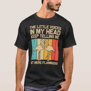 T-shirt Flamant Pour Hommes Femmes Flamants Roses Vintage