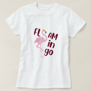 T-shirt Flamant rose