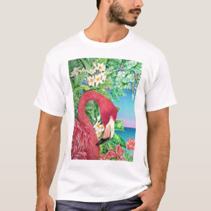 T-shirt Flamant rose
