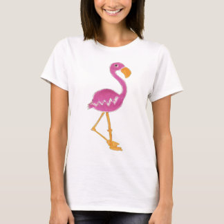 T-shirt Flamant rose
