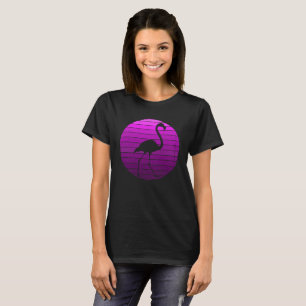 T-shirt Flamant rose animal tropique animal rose