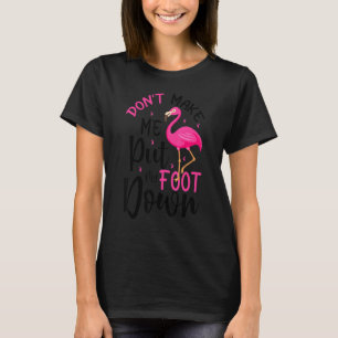 T-shirt Flamant rose Calme Le Flocon Drôle Amateur D'Oisea