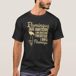 T-shirt Flamant rose cool Pour Hommes Femmes Flamants rose