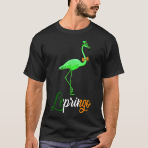 T-shirt Flamant rose Cute Lepringo Casquette porter St pat