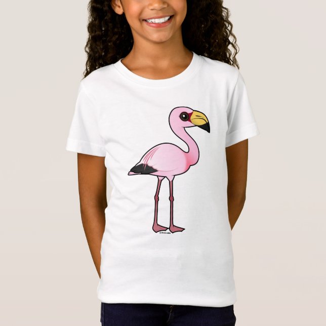 T-Shirt Flamant rose de Birdorable James (Devant)