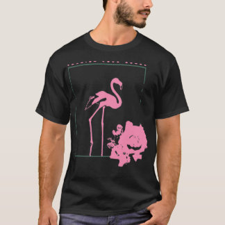 T-shirt Flamant rose de chansons d'amour espagnoles