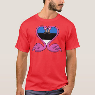 T-shirt Flamant rose Estonie