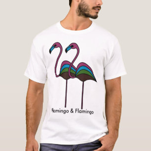 T-shirt Flamant rose et Flamant rose