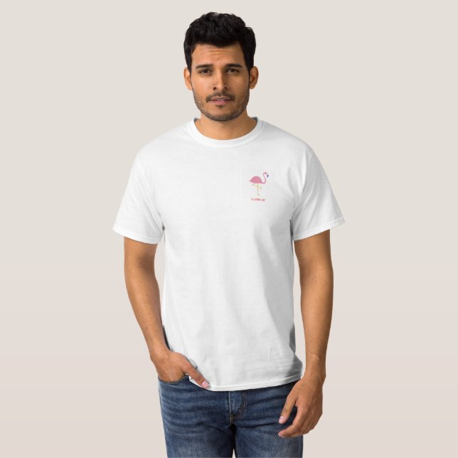 T-shirt Flamant rose (flamant !) (Devant entier)