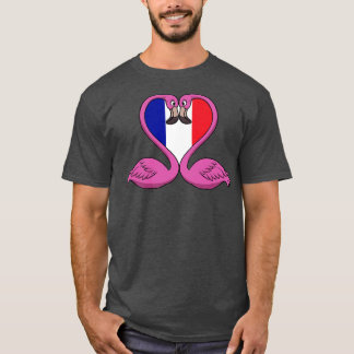 T-shirt Flamant rose France