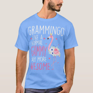 T-shirt Flamant rose Grammingo Comme Un Gran Fruit Floral