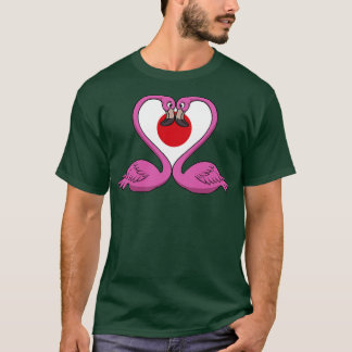 T-shirt Flamant rose Japon