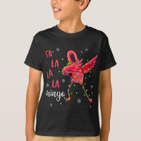 Flamant rose lumières de Noël Funny Noël Santa Hat