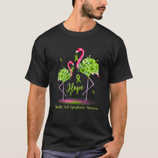 T-shirt Flamant rose Lymphome de la cellule du manteau