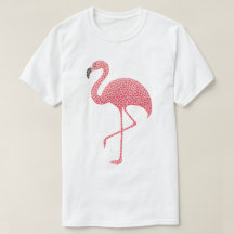 Flamant Rose Mosaïque Art Tropical Esthétique