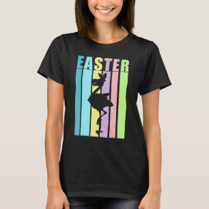 T-shirt Flamant rose Oiseau Joyeux Pâques mignonne Drôle P