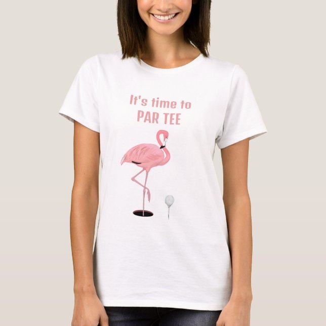 T-shirt Flamant rose Par Tee (Devant)