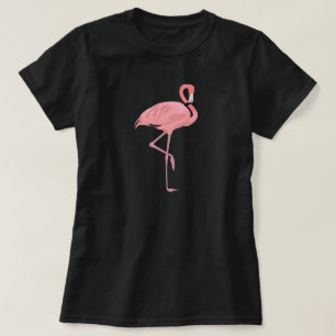 T-shirt Flamant rose rose