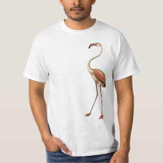T-shirt Flamant rose rose de PARC de FLAMANT ROSE RÉTRO