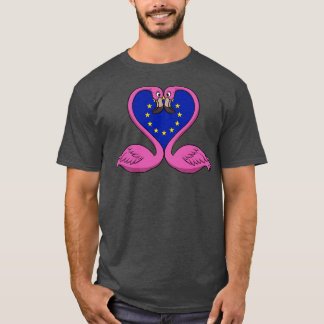 T-shirt Flamant rose Union européenne