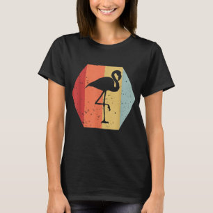 T-shirt Flamant rose Vintage rétro Cute Flamant rose Lov