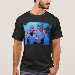 T-shirt Flamants roses dansant