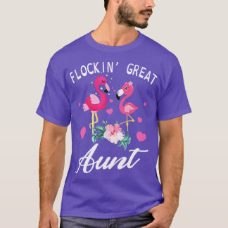 T-shirt Flamants roses mignons dansant ensemble Flockin Gr
